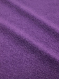 Бархат цв.Фиолетово-сиреневый, ш.1.40м, хлопок-90%, лайкра-5%, п/э-5%, 280гр/м.кв