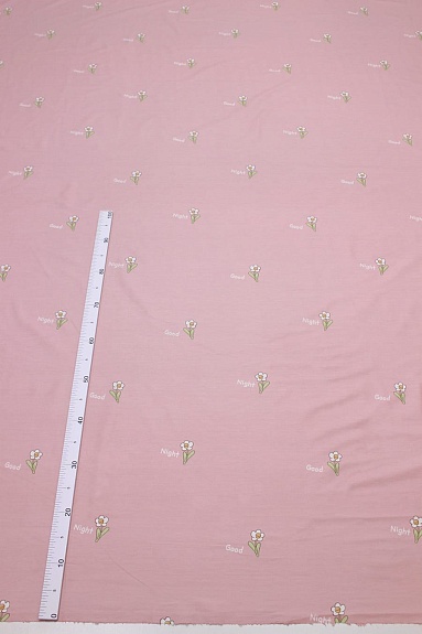 Сатин "Баиньки - цветики", (комп), ш.2.35м, хлопок-100%, 120гр/м.кв