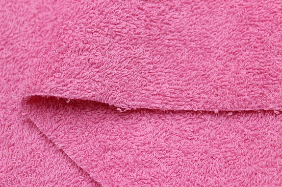 Махровая ткань цв.Розовый насыщенный, ш.1.5м, хлопок-100%, 350гр/м.кв