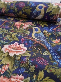 Ткань Дак Цифр.печать "Цветущая песня", ш.1.8м, хлопок-65%, п/э-35%, 220гр/м.кв