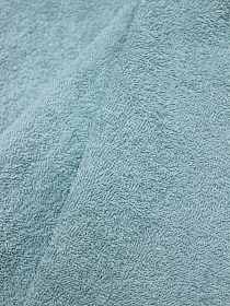 Махровая ткань цв.Св.сине-зеленая дымка, ш.1.5м, хлопок-100%, 350гр/м.кв