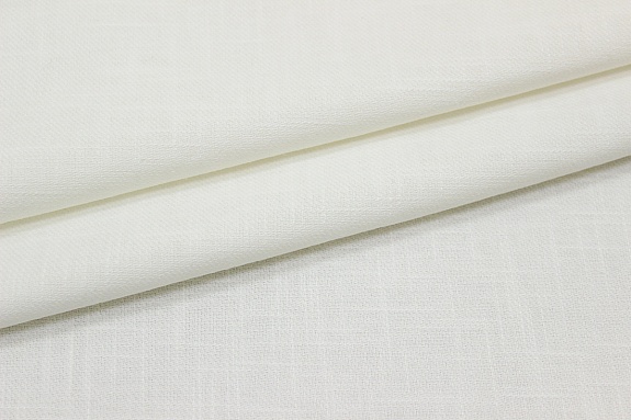 Конопля с хлопком-диагональ цв.Белый, СОРТ2, ш.1.42м, конопля-80%, хлопок-20%