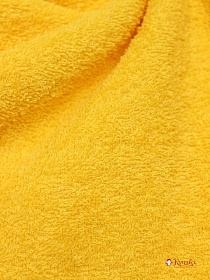 Махровая ткань цв.Ярко-желтый, ш.1.5м, хлопок-100%, 350гр/м.кв