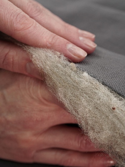 Шерстяное термополотно, ш.2.2м, овечья шерсть-60%, полиэфир-40%, 200гр/м.кв