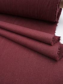 Крапива Рами (Ramie) цв.Темный вишнево-терракотовый, ш.1.4м, крапива-100%, 260гр/м.кв