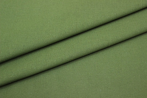 Полулен цв.Болотно-зеленый, ш.2.2м, лен-30%, хлопок-70%, 155гр/м.кв