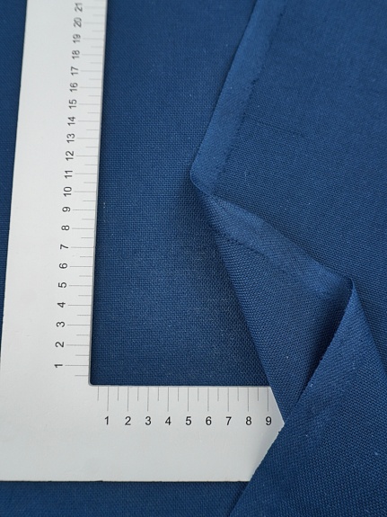 Рогожка цв.Этнографический синий, ш.1.5м, хлопок-100%, 150гр/м.кв