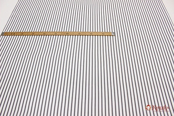 Рогожка "Темно-серая полоска", ш.1.5м, хлопок-100%, 165гр/м.кв