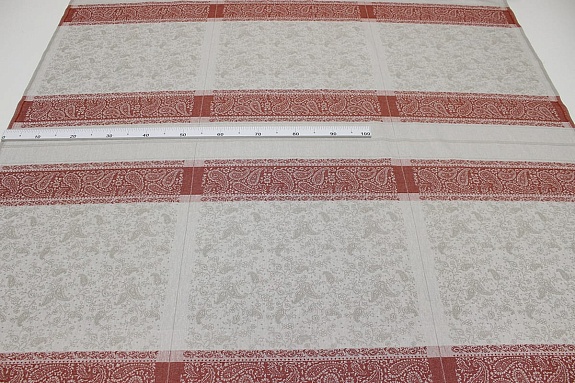 Ткань пестротканая жаккард (крой) "Восточная долина", ш.1.6м, хлопок-100%, 220гр/м.кв, раппорт 76см