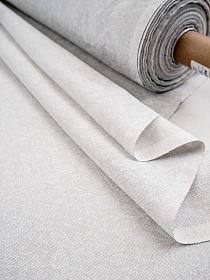 Рогожка "Вензель" цв.светло-серый, ш.1.5м, хлопок-100%, 165гр/м.кв