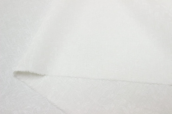 Перкаль "Лесные морозные узоры на белом", ш.2.2м,  хлопок-100%, 110гр/м.кв