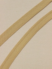Косая бейка цв.Песочно-желтый, ш.15мм, хлопок-100%
