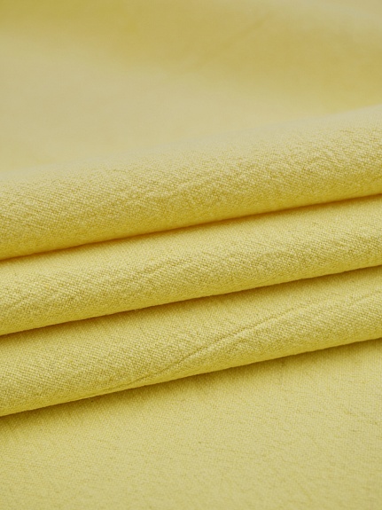 Крапива Рами (Ramie) с хлопком цв.Банановый, СОРТ2, ш.1.35м, крапива-50%, хл-50%